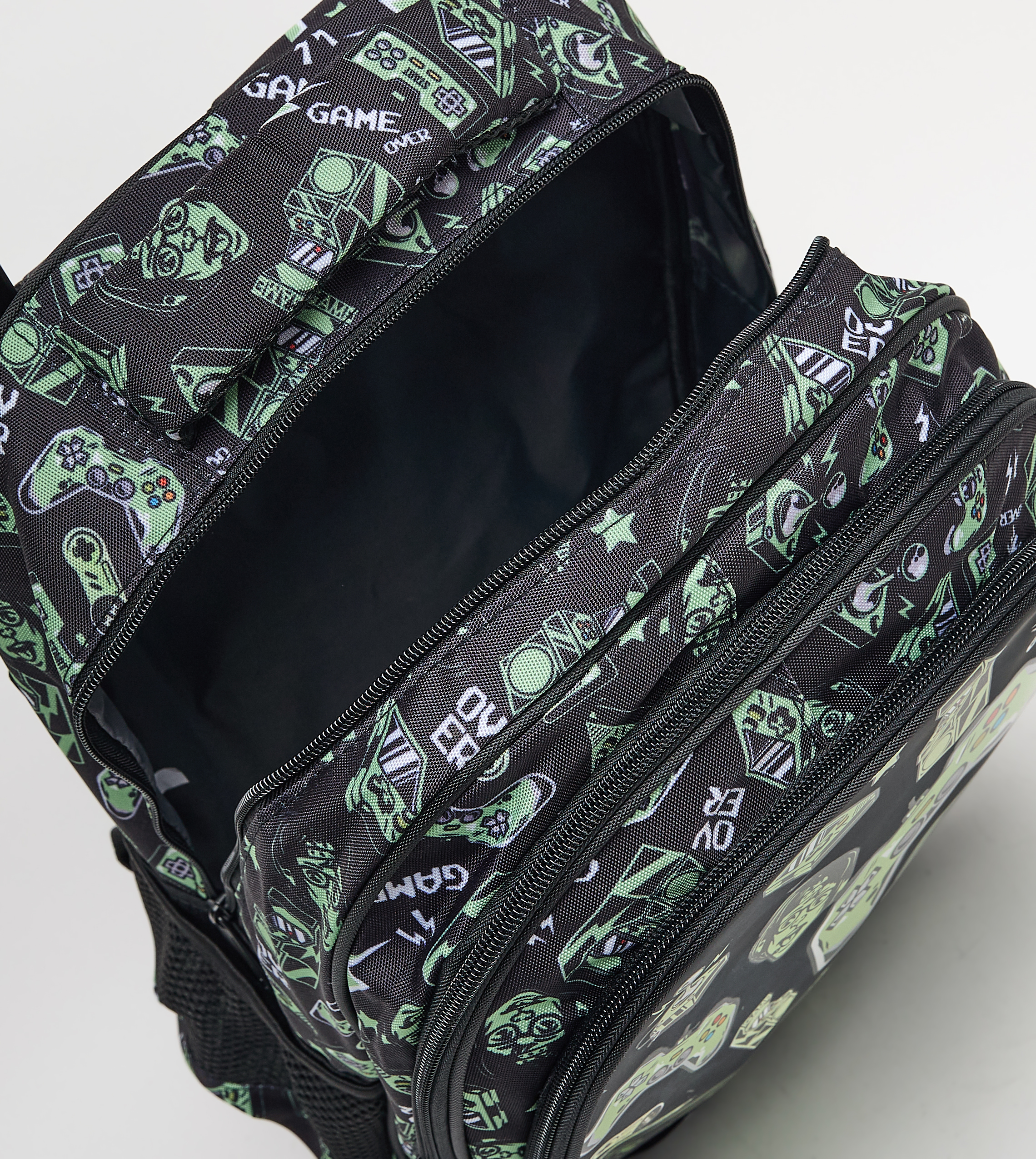 Printed 16" Trolley Backpack Set