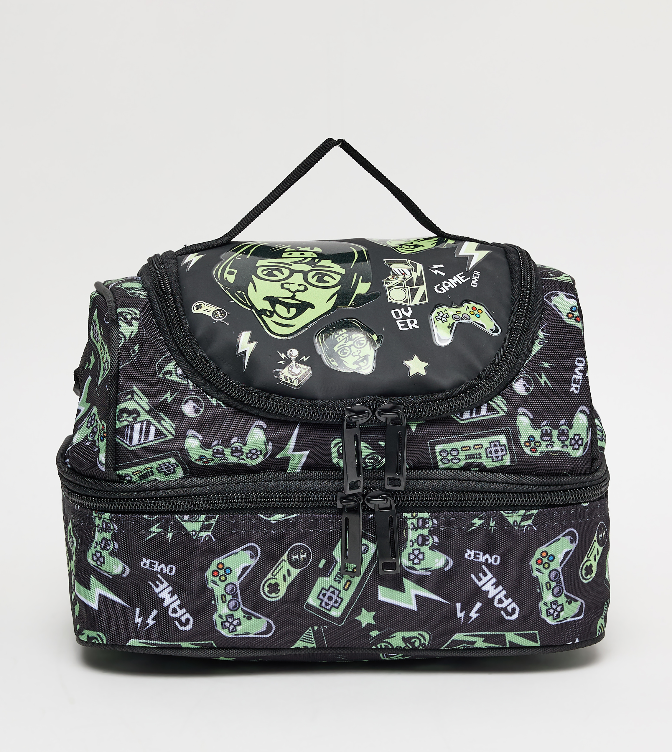 Printed 16" Trolley Backpack Set