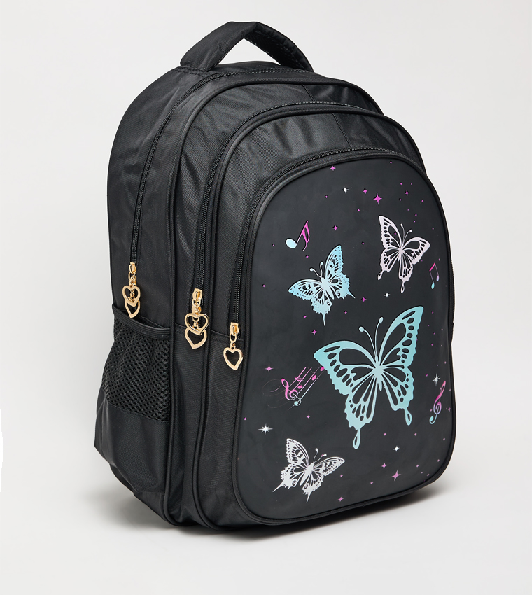 Printed Front Pocket 18" Backpack