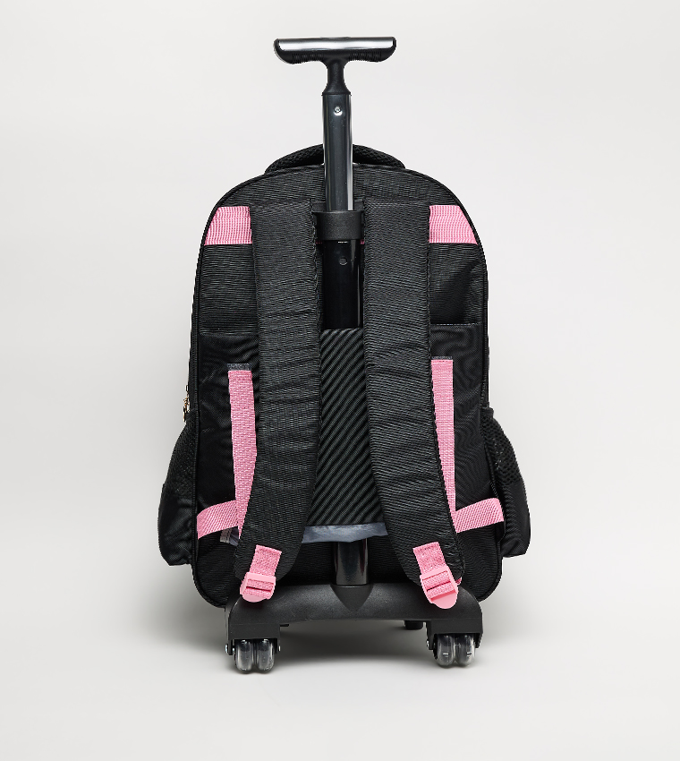Printed 18" Trolley Backpack Set