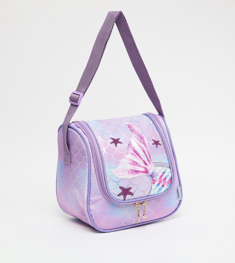 Printed 16" Trolley Backpack Set