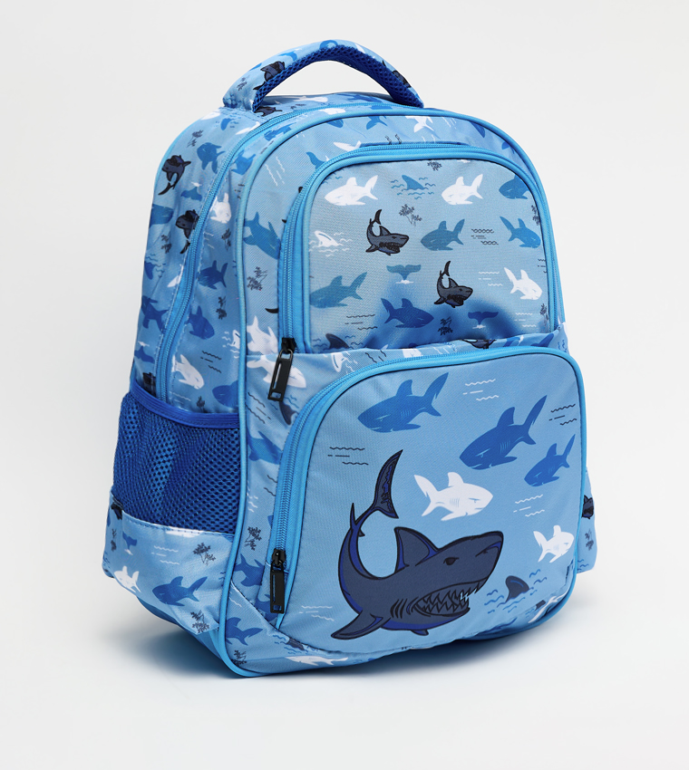 Printed Front Pocket 16" Backpack Set
