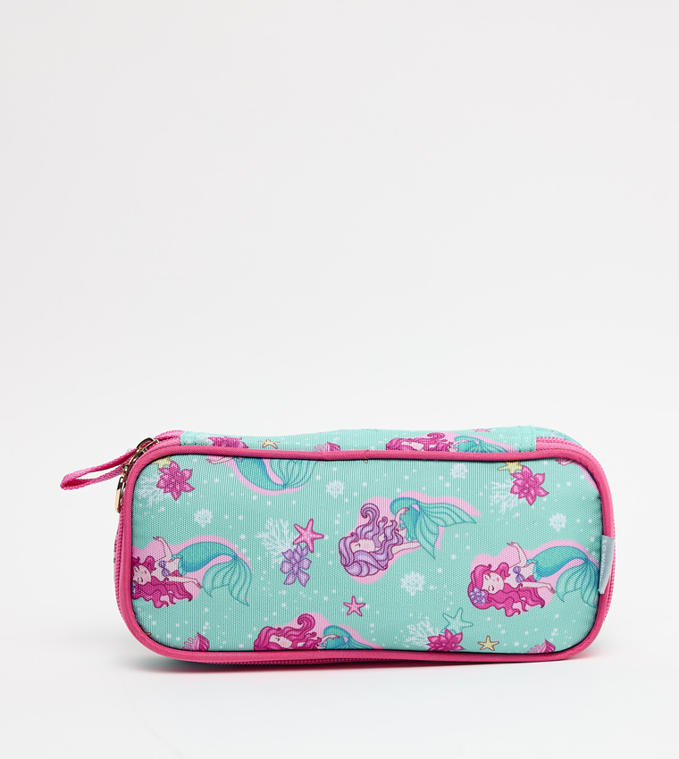 Printed 16" Trolley Backpack Set