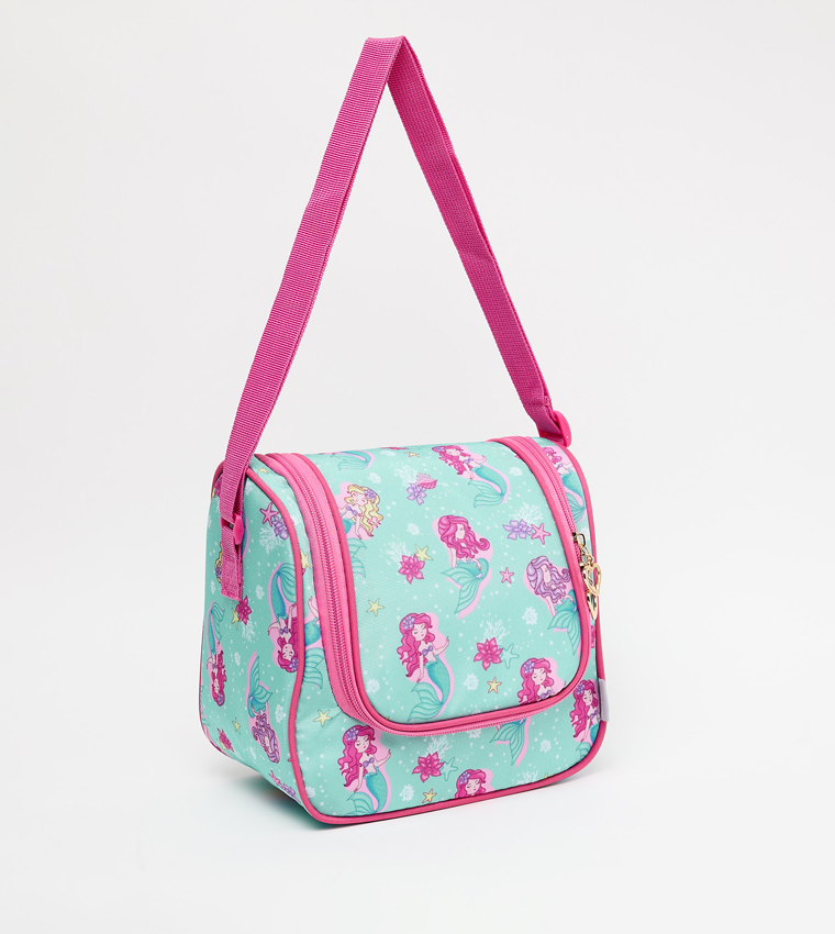Printed 16" Trolley Backpack Set