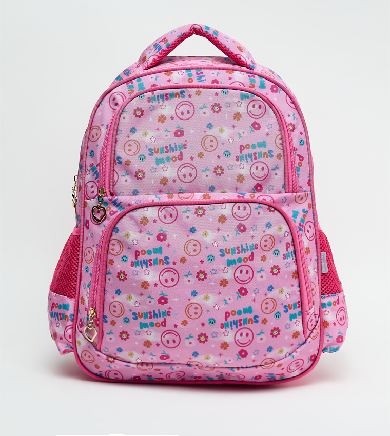 Printed Front Pocket 16" Backpack