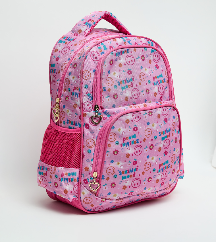 Printed Front Pocket 16" Backpack