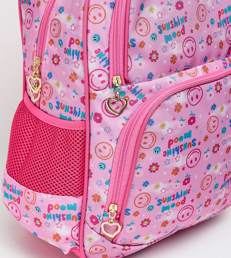 Printed Front Pocket 16" Backpack