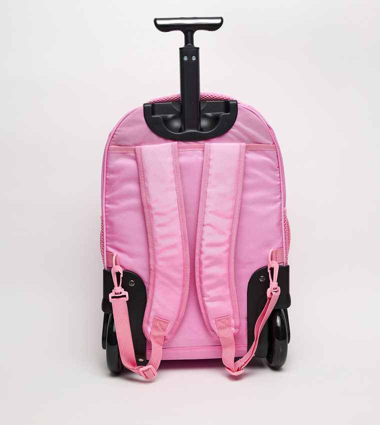 Printed Front Pocket 18" Trolley Backpack