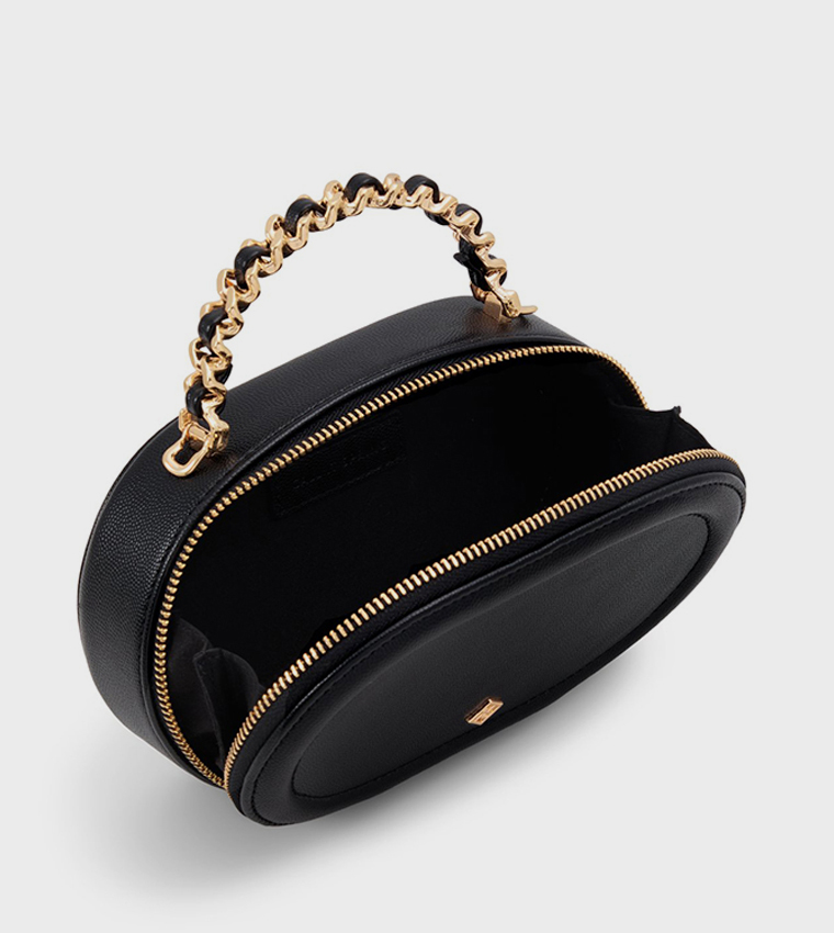 LEAHAA Textured Handheld Bag
