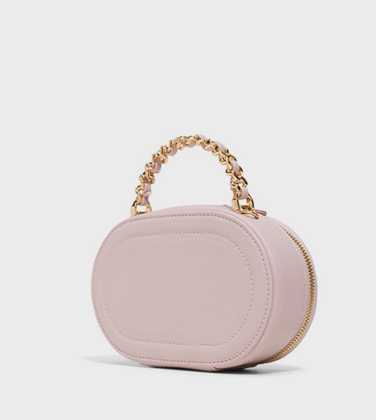 LEAHAA Textured Handheld Bag
