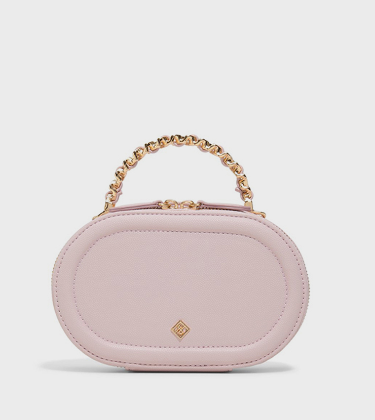 LEAHAA Textured Handheld Bag