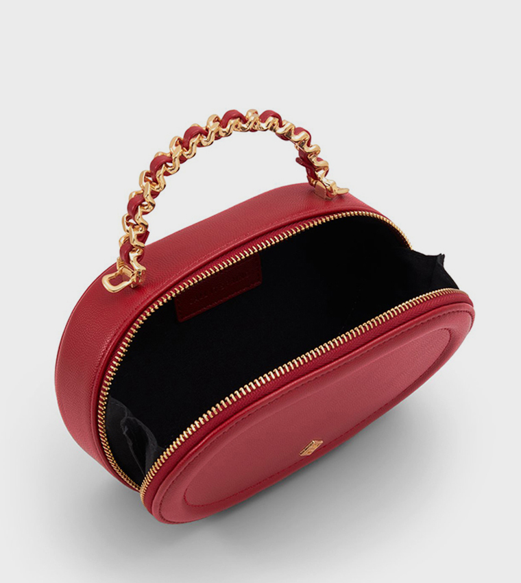 LEAHAA Textured Handheld Bag