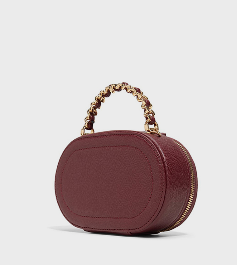 LEAHAA Textured Handheld Bag