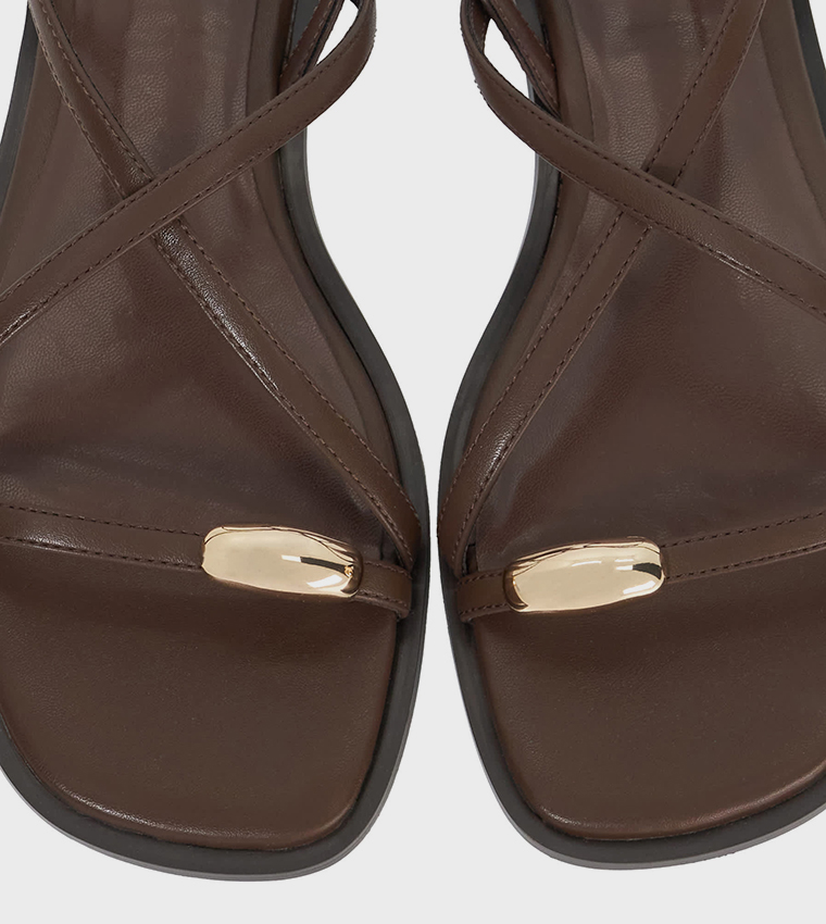 LEANNA Open Toe Flat Sandals