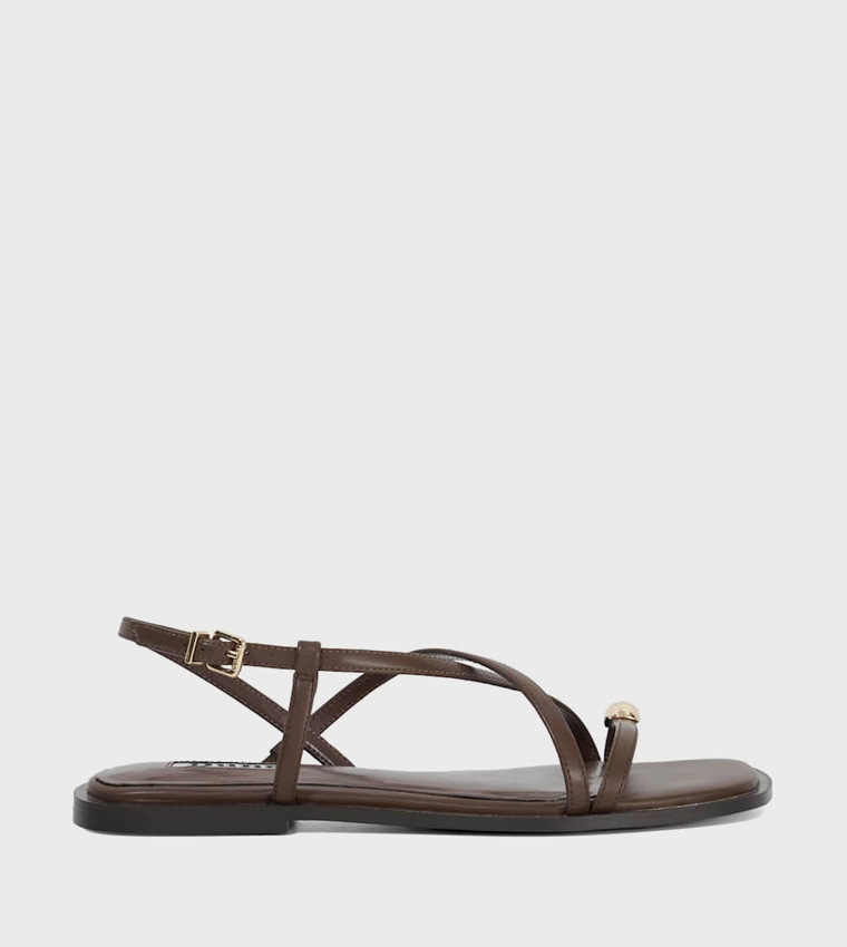 LEANNA Open Toe Flat Sandals