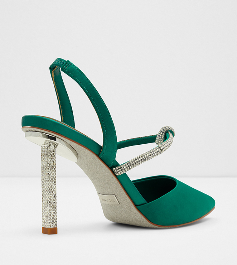 Aldo green heels new arrivals