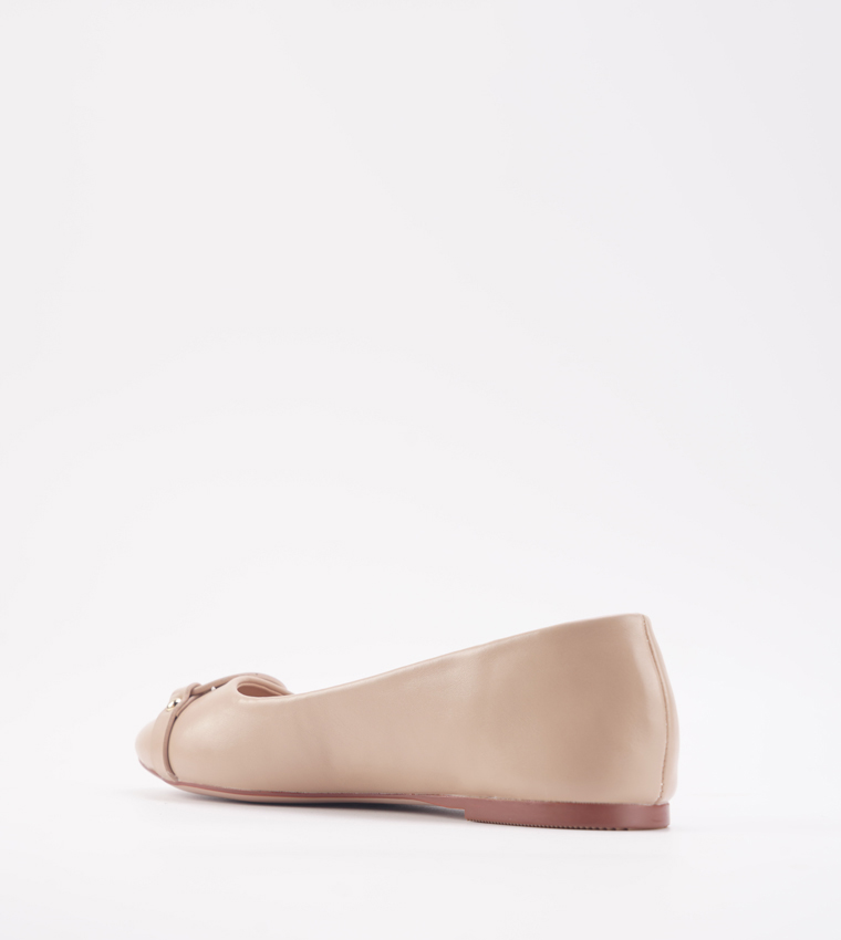 LEISO Textured Ballerinas