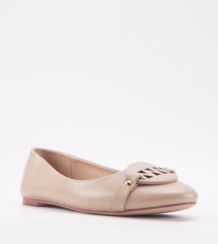 LEISO Textured Ballerinas