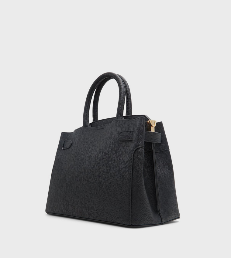 LEMERCIER Textured Snap Closure Tote Bag