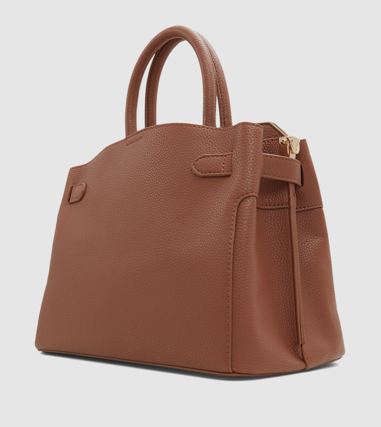 LEMERCIER Textured Top Handle Bag