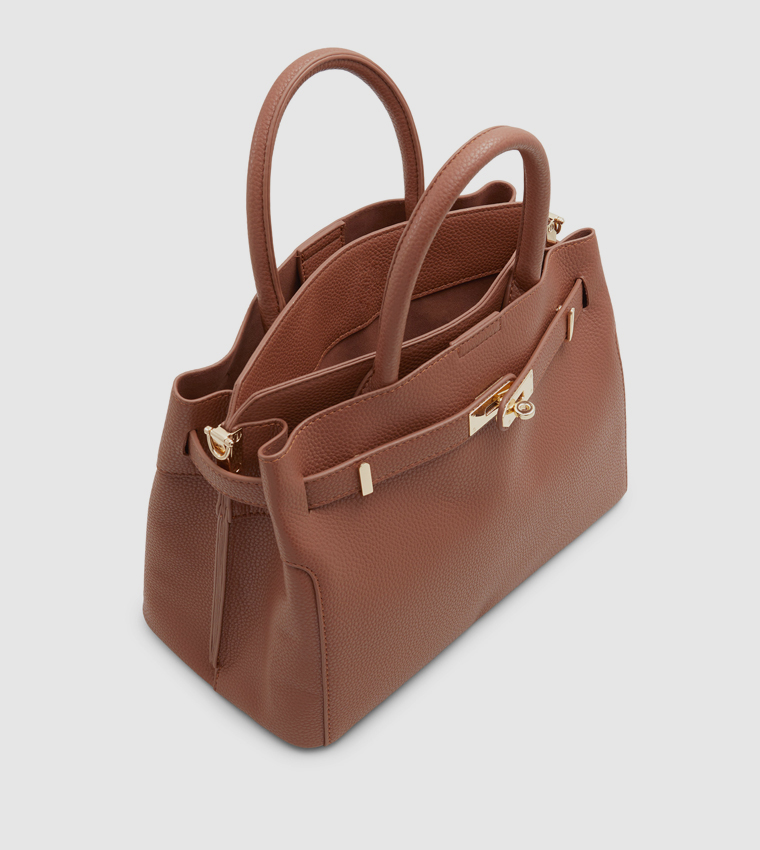 LEMERCIER Textured Top Handle Bag