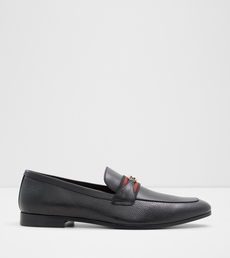 Buy Aldo LEOPAUL Pointed Toe Loafers In Black 6thStreet UAE