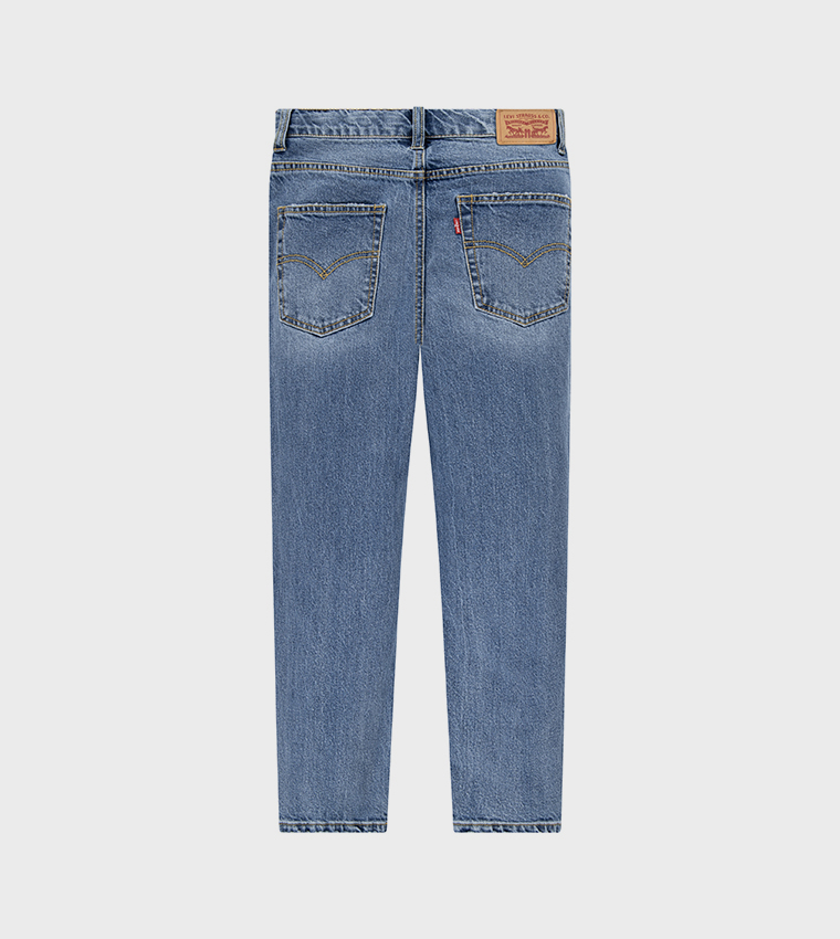 Faded Loose Tapered Fit Jeans