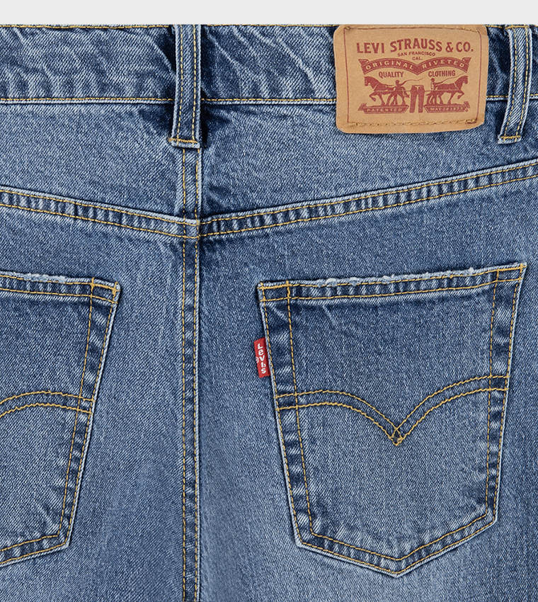 Faded Loose Tapered Fit Jeans