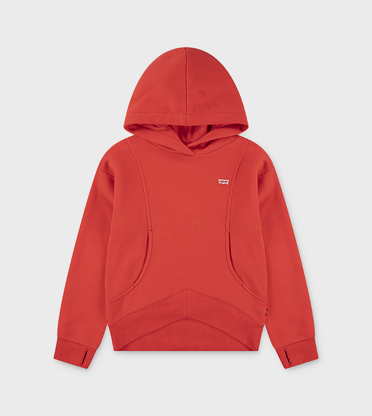 Batwing Patch Long Sleeves Hoodie