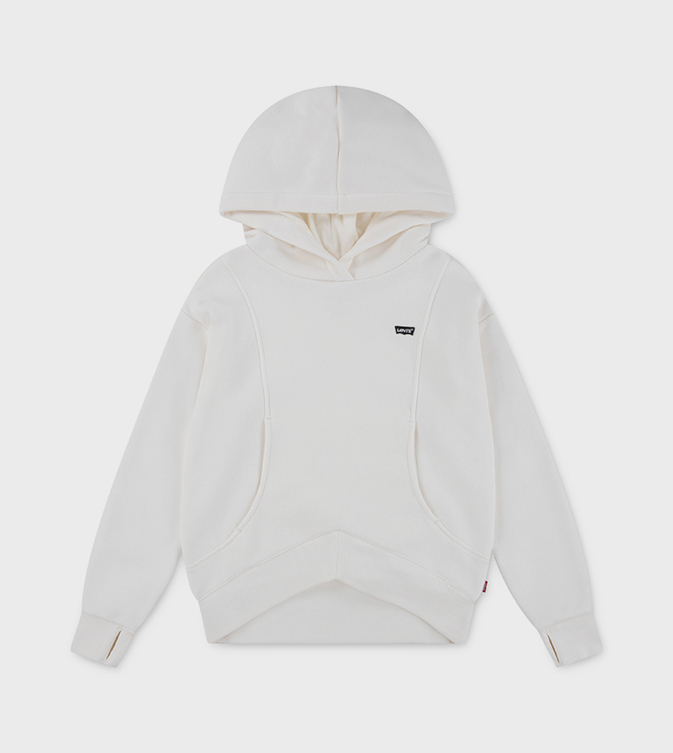Batwing Patch Long Sleeves Hoodie