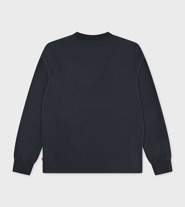 Logo Embroidered Long Sleeves T-Shirt