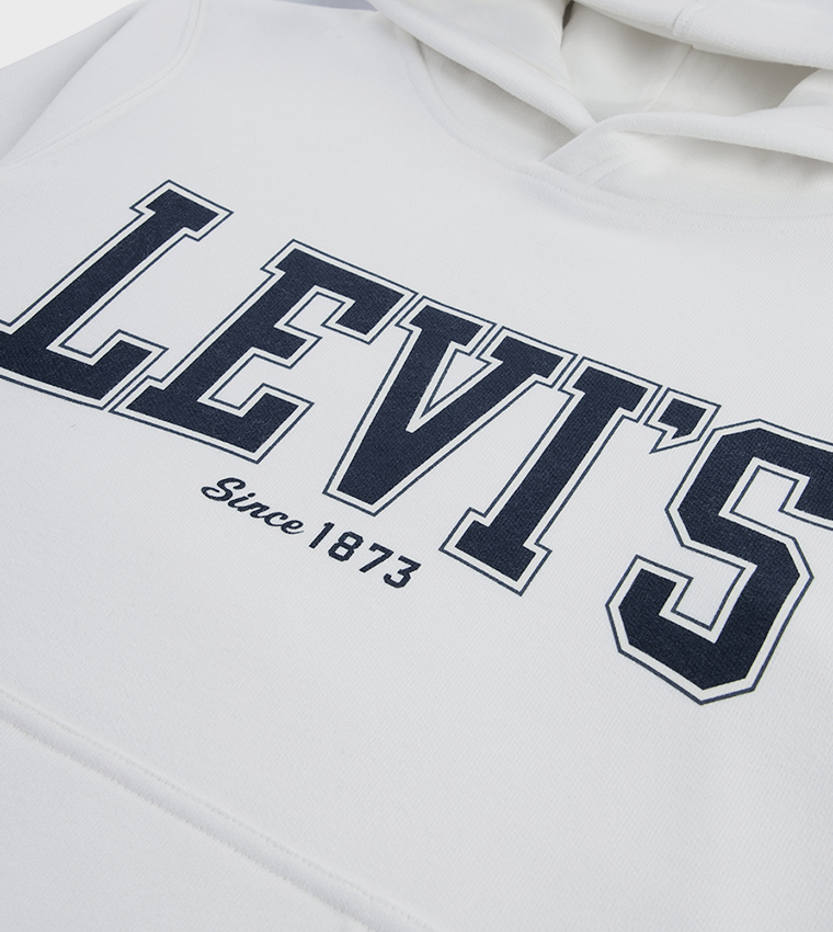 Logo Printed Long Sleeves Hoodie