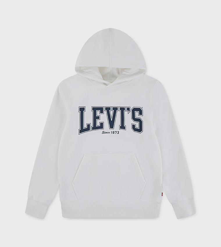 Logo Printed Long Sleeves Hoodie