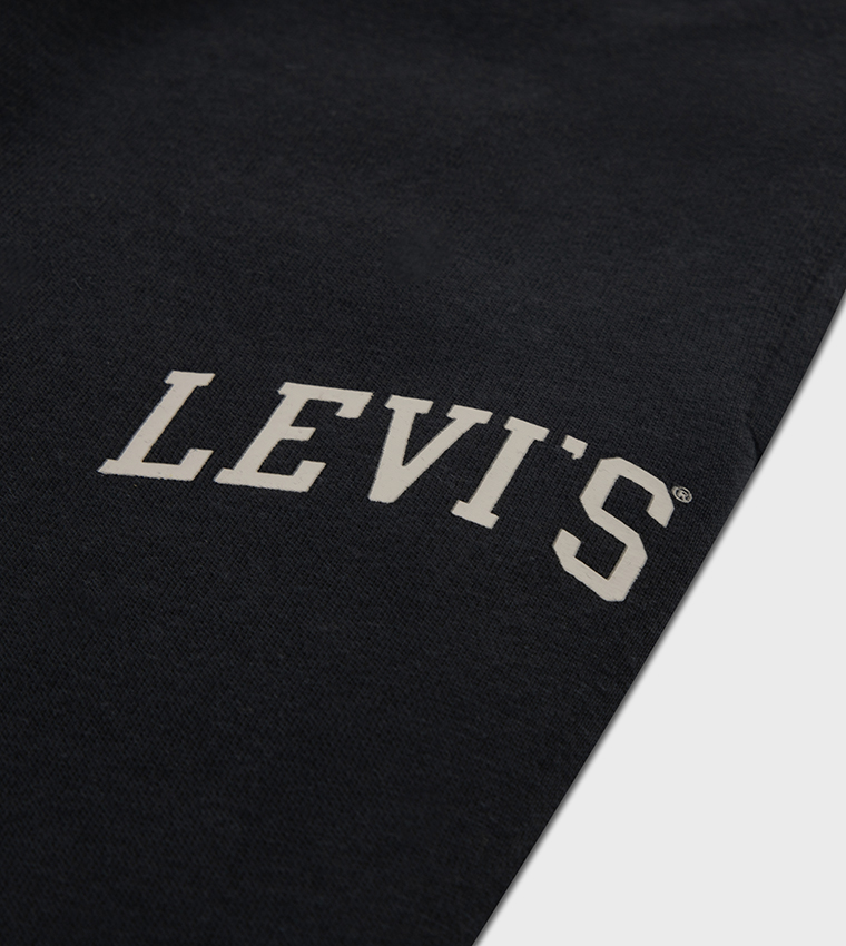 Logo Printed Drawstring Waist Joggers