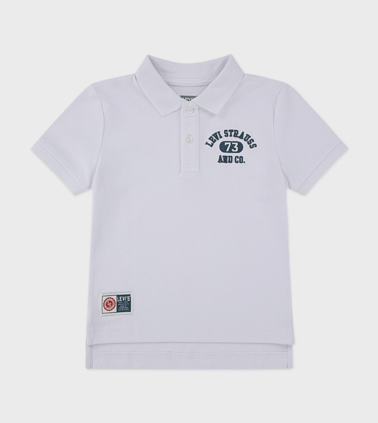 Logo Embroidered Short Sleeves Polo T-Shirt
