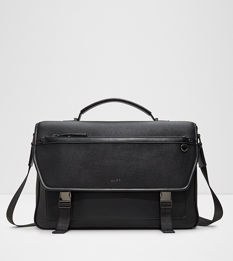 LEWIE Buckle Closure Messenger Bag