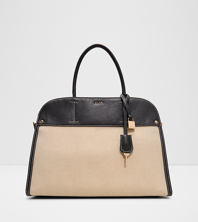 LEXLEY Color Block Satchel Bag