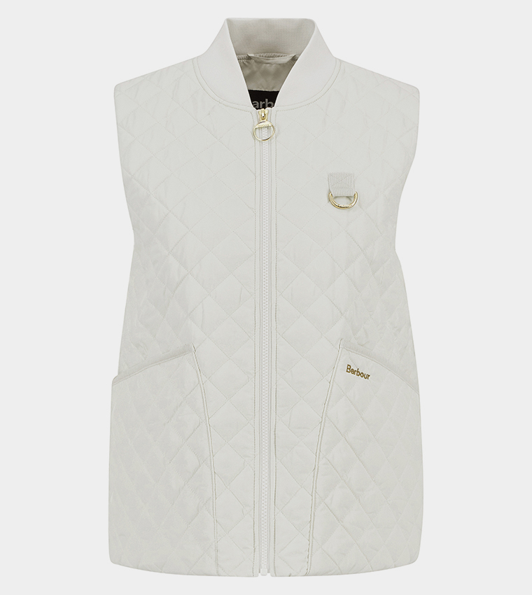 ROSALIE Quilted Stand Collar Gilet