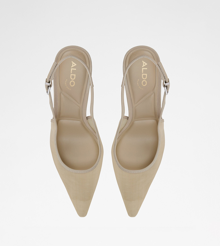 LIANNIA Mesh Slingback Pumps