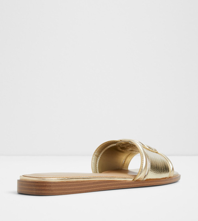 LIAUDIN Textured Flat Sandals