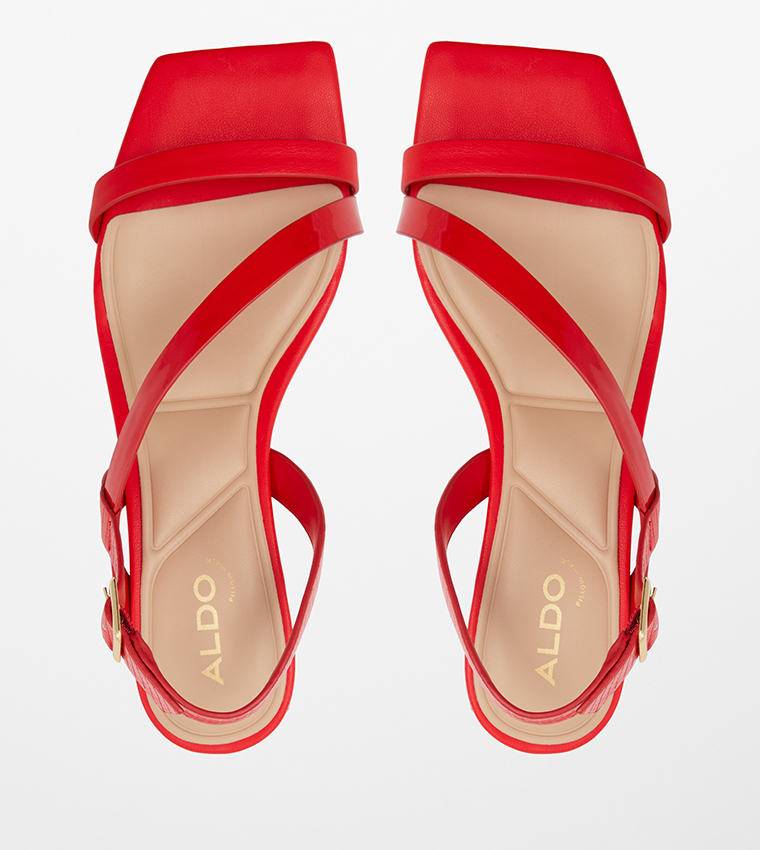 Aldo Shoes Womens Red Flat Sandals Buy Aldo LILIAN Open Toe Flat