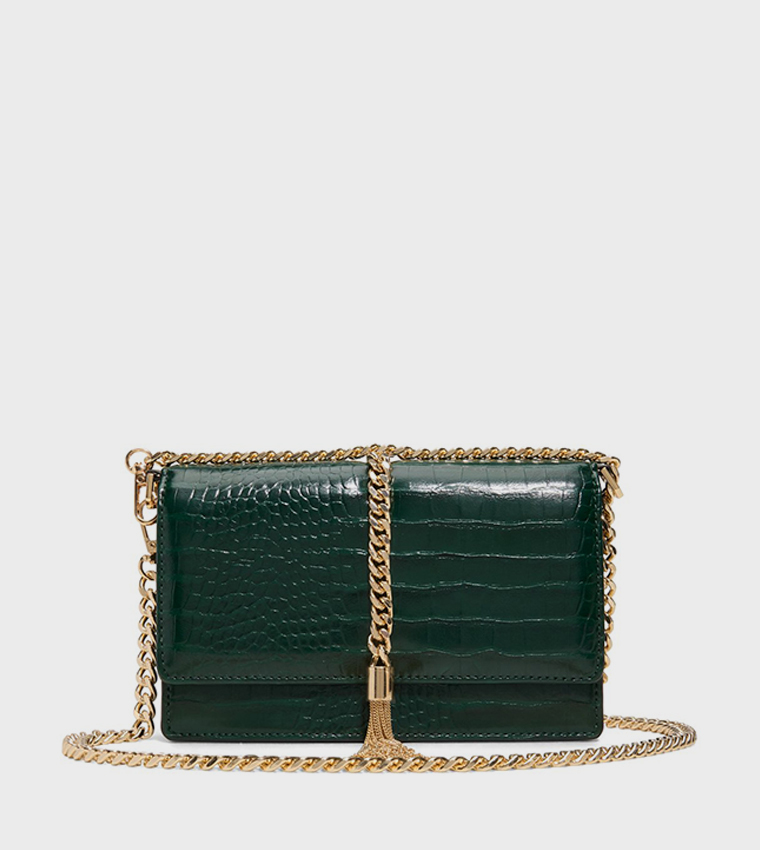 LILITHA Textured Flap Crossbody Bag