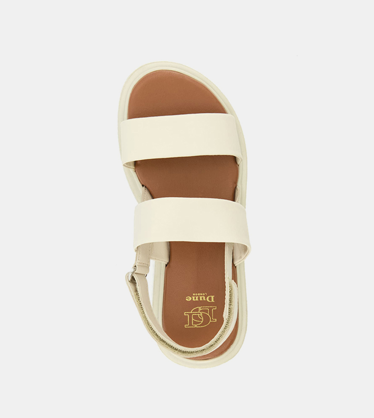 Buy Dune London LILLIIE Girl's Flatform Sandals In Ecru | 6thStreet UAE