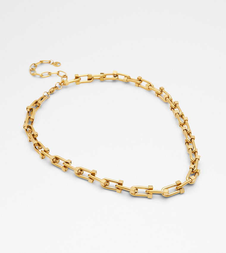 Buy Aldo Accessories LINKLOVEE Gold Tone Necklace In Gold 6thStreet Bahrain