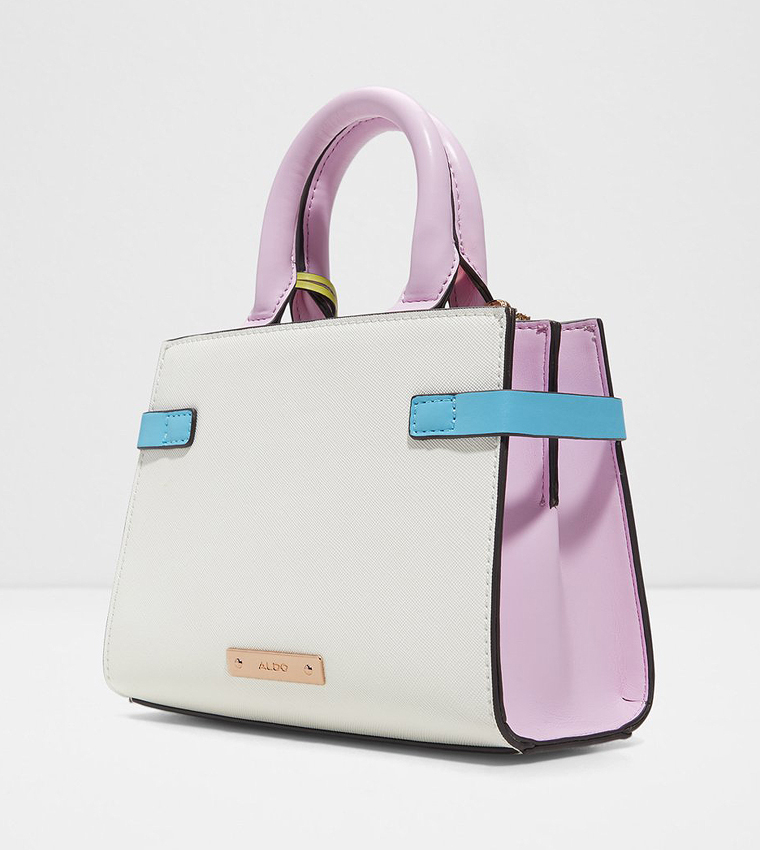 LISBON Contrast Detail Satchel Bag