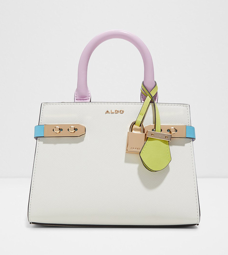 LISBON Contrast Detail Satchel Bag