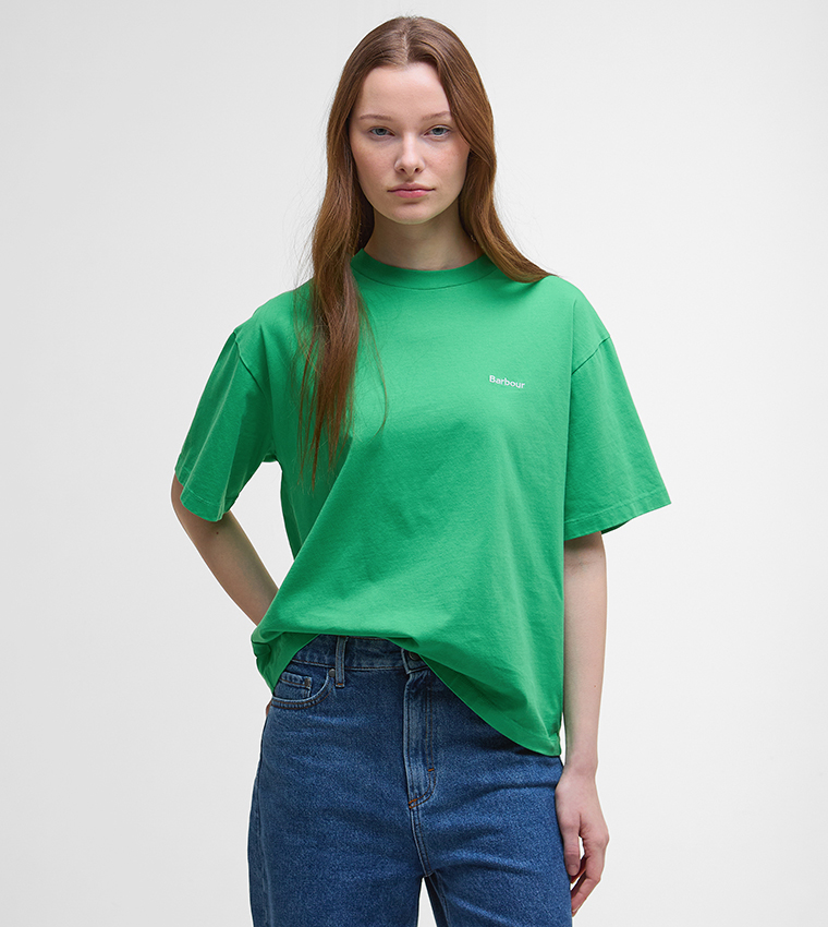 JEMA Solid Crew Neck T-Shirt