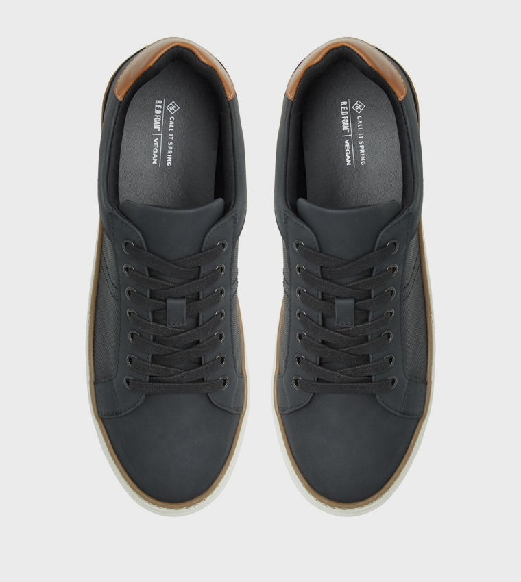 LOFTUS Round Toe Lace-Up Sneakers