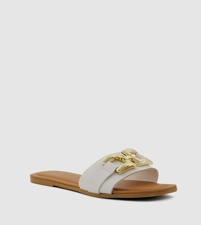 Dune flat hot sale sandals