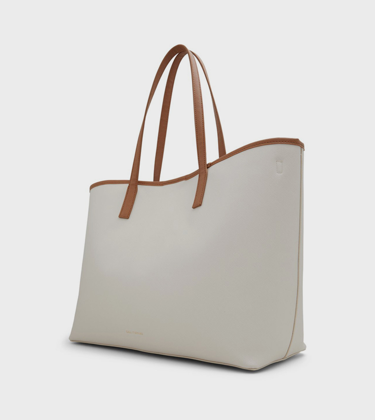LOOKOUT Textured Tote Bag
